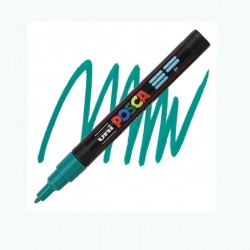 ΜΑΡΚΑΔΟΡΟΣ POSCA PC-3M ΣΜΑΡΑΓΔΙ